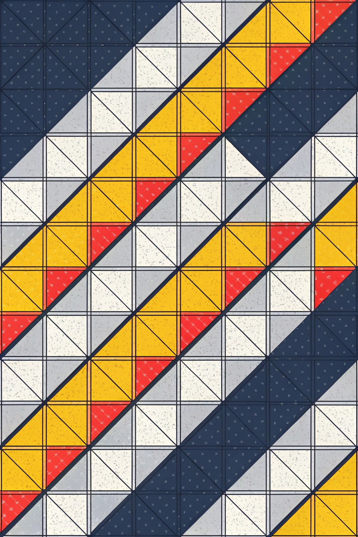 Indigo-Yellow Slashes
