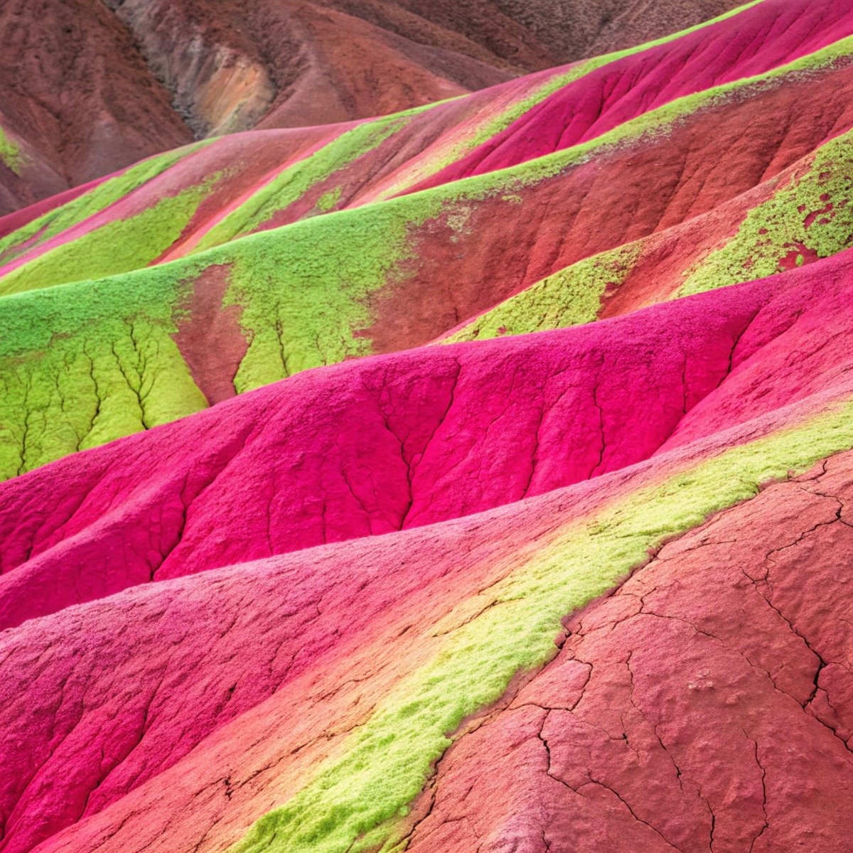 Pink-Green Clash
