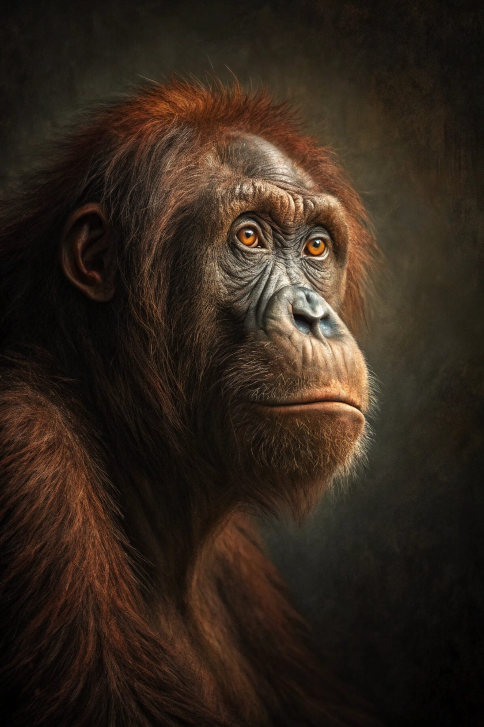 Rembrandt Orangutan Portrait