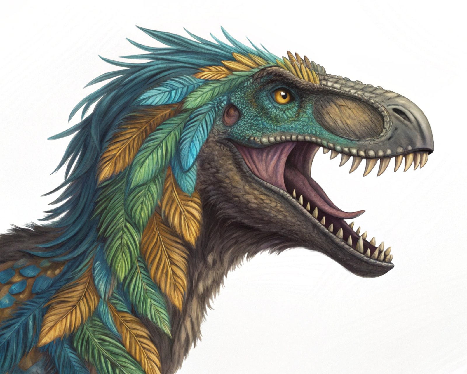 Feathered T-Rex Portrait