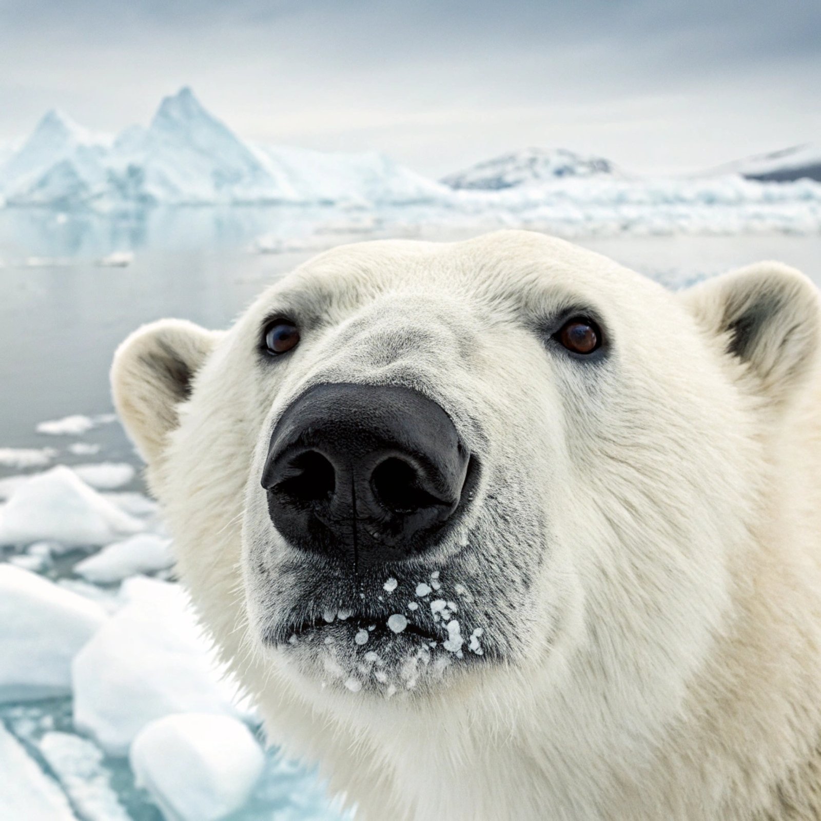 Polar Bear Glacial Portrait