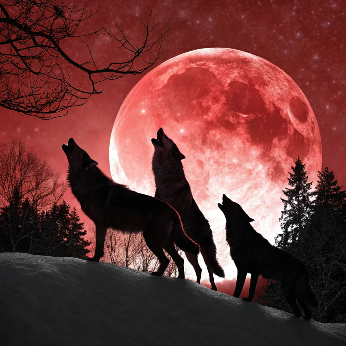 Wolf Pack Blood Moon