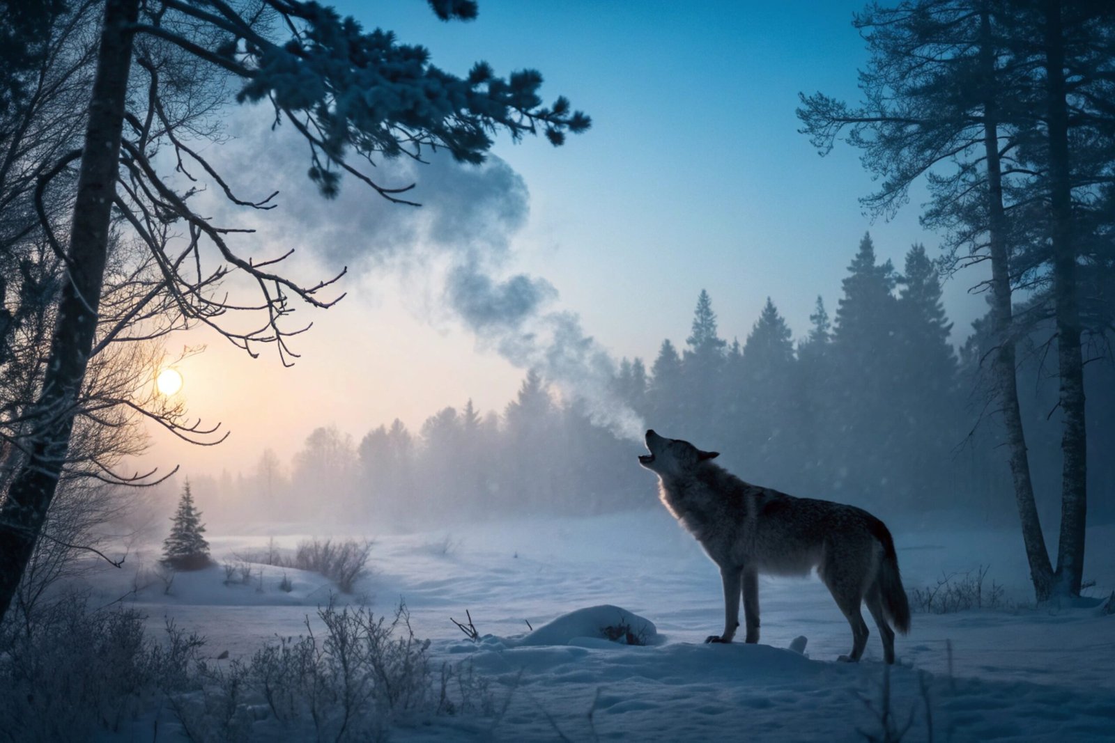 Wolf Snowy Breath