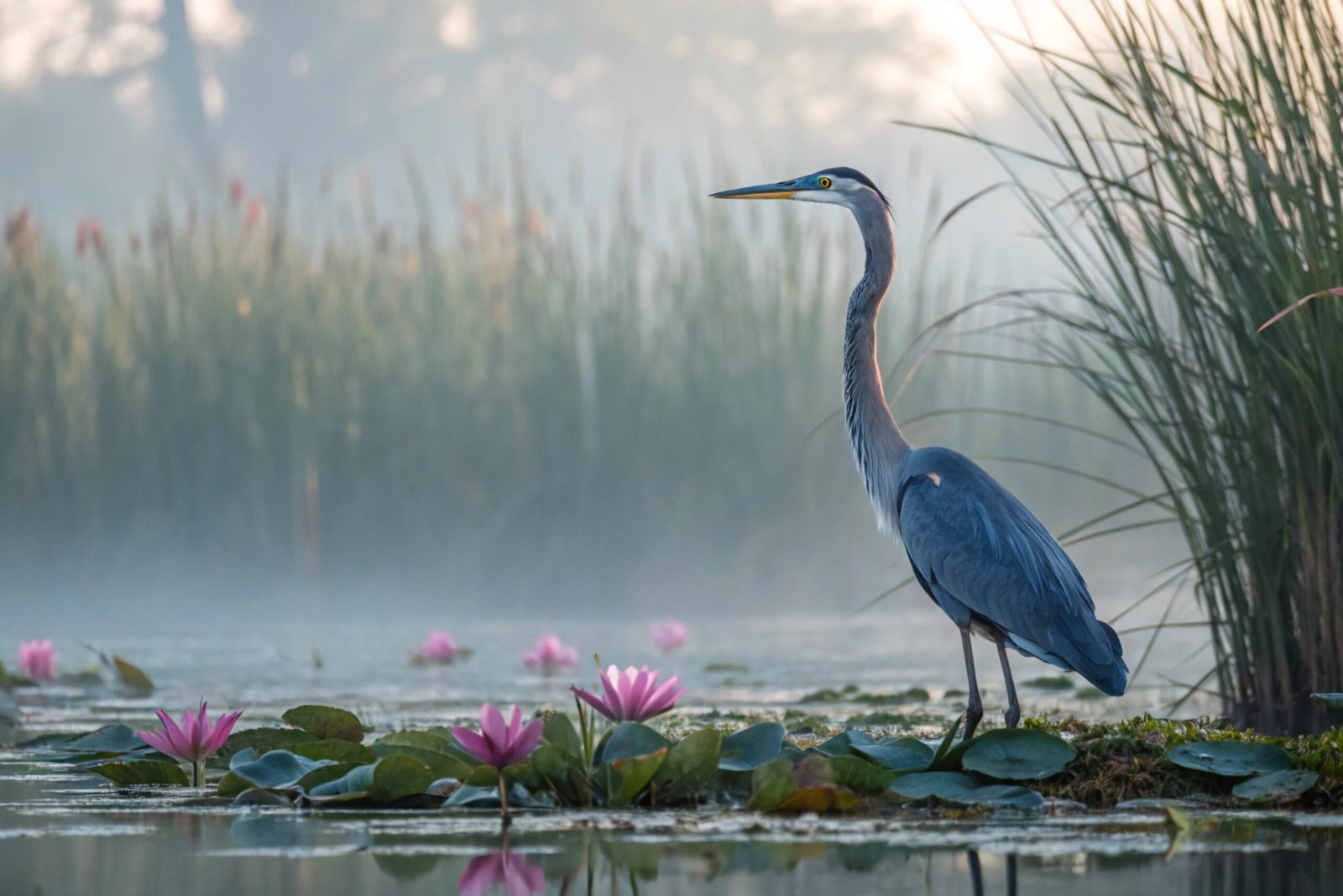 Blue Heron Marsh Dawn
