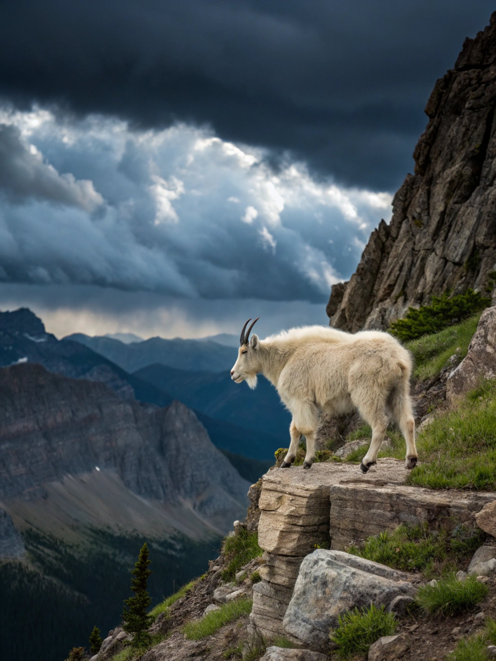 Mountain Goat Cliff Stand