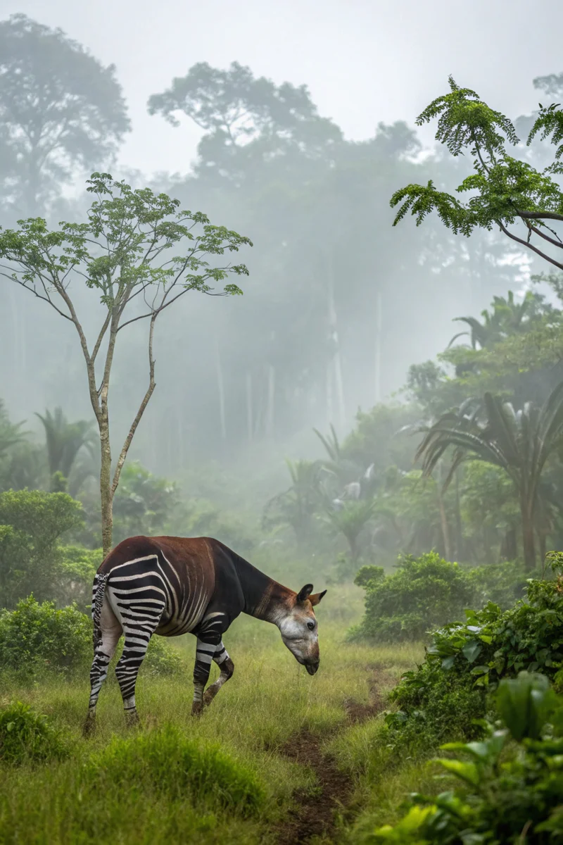 Okapi Congo Graze