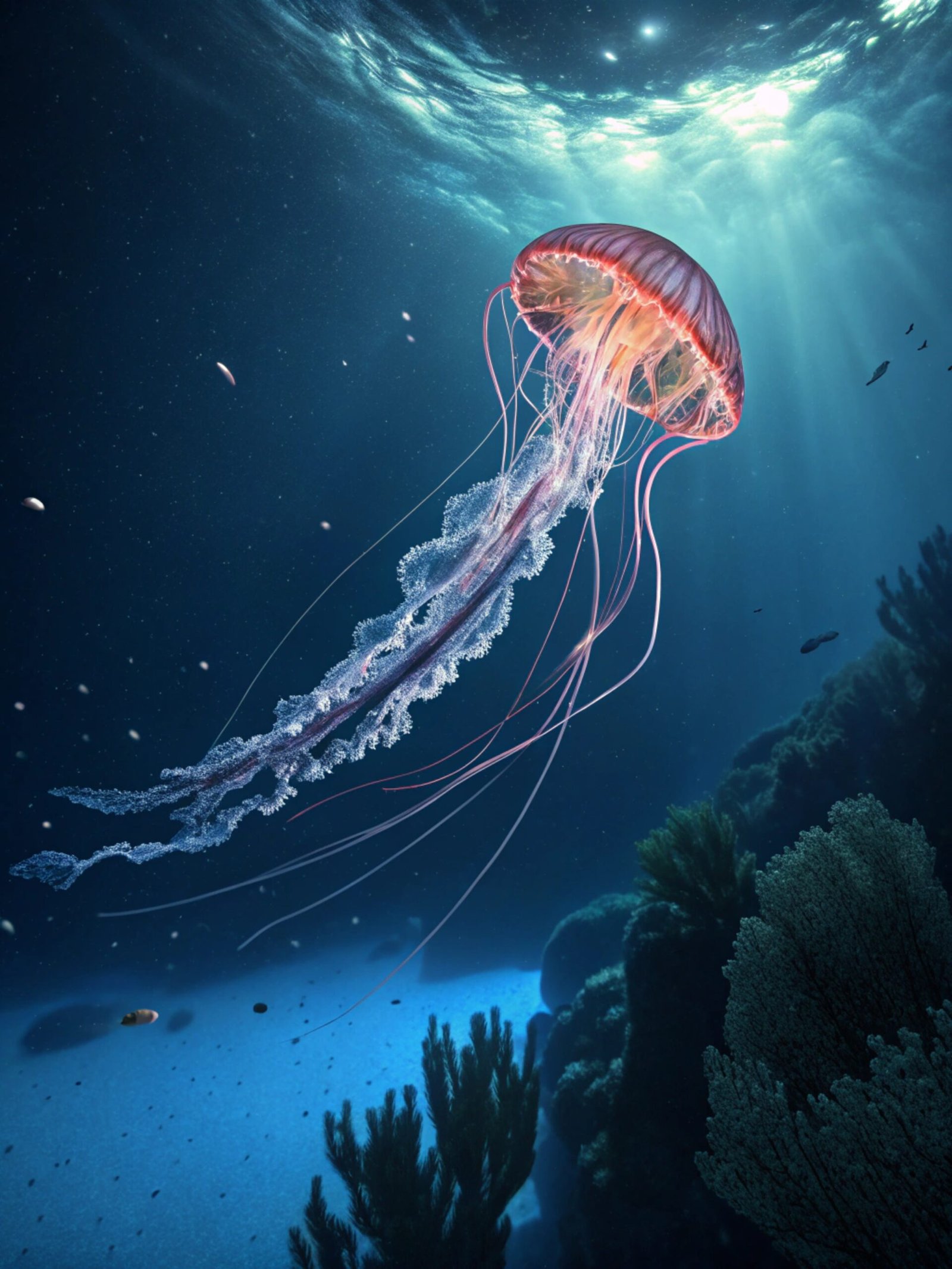 Jellyfish Bioluminescent Drift