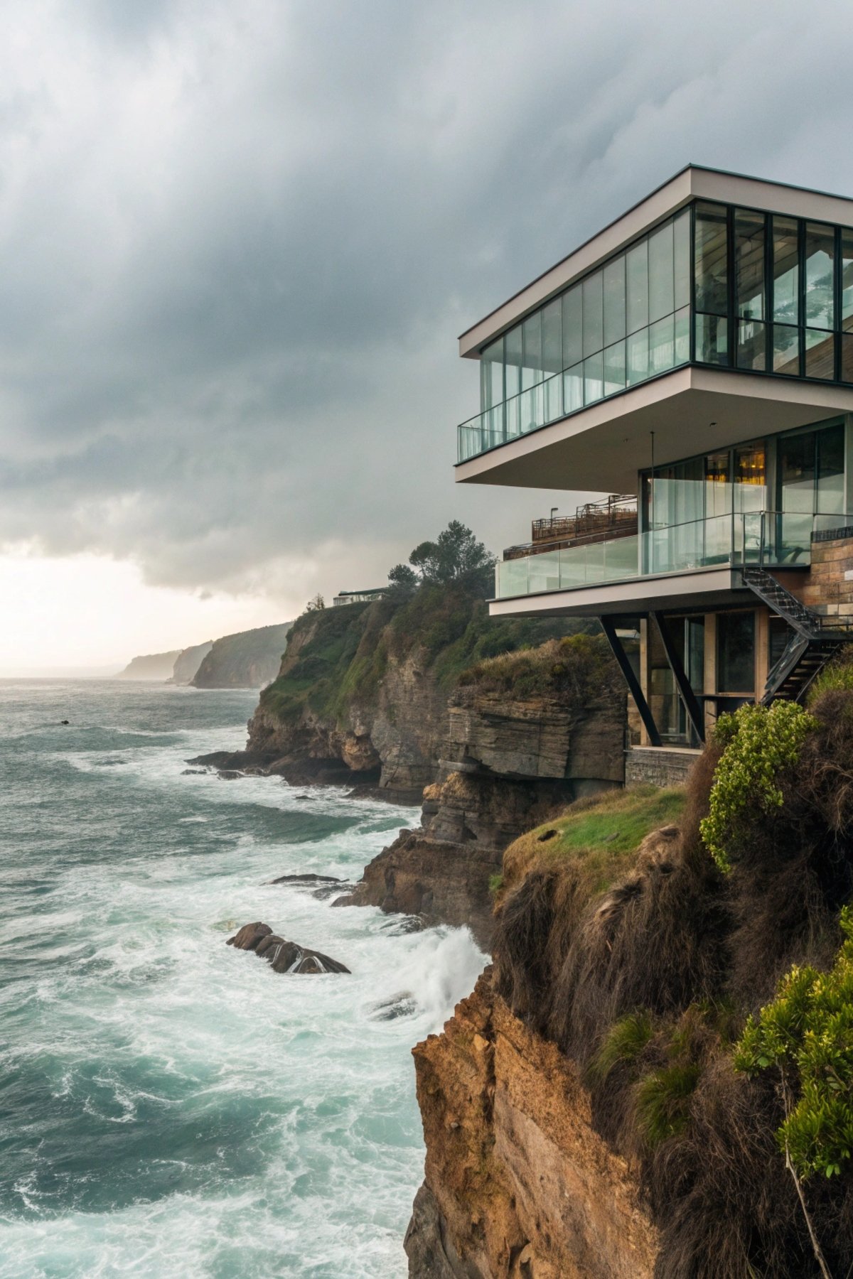 Modernist Cliffside Villa