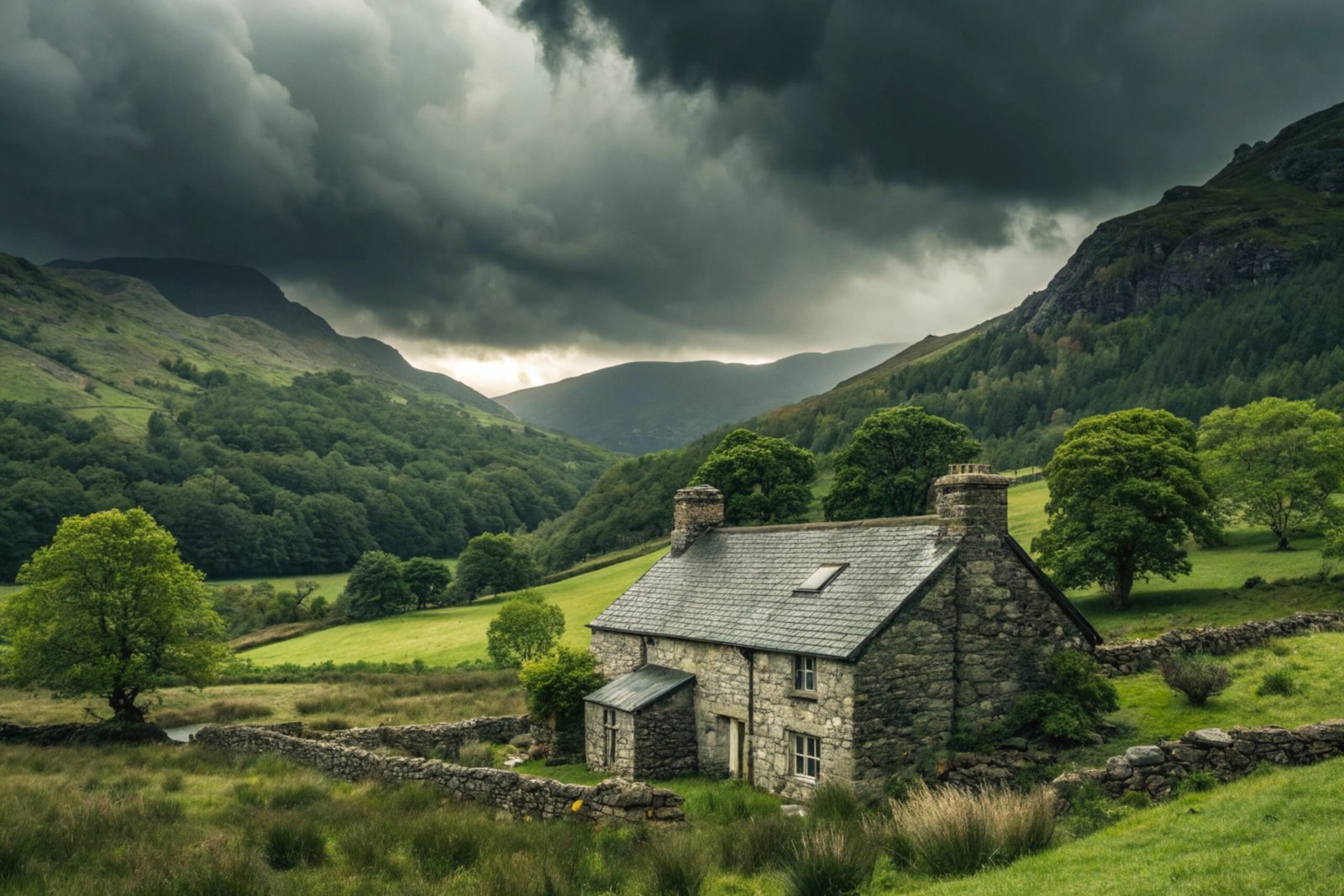 Welsh Cottage in Lush Valley
