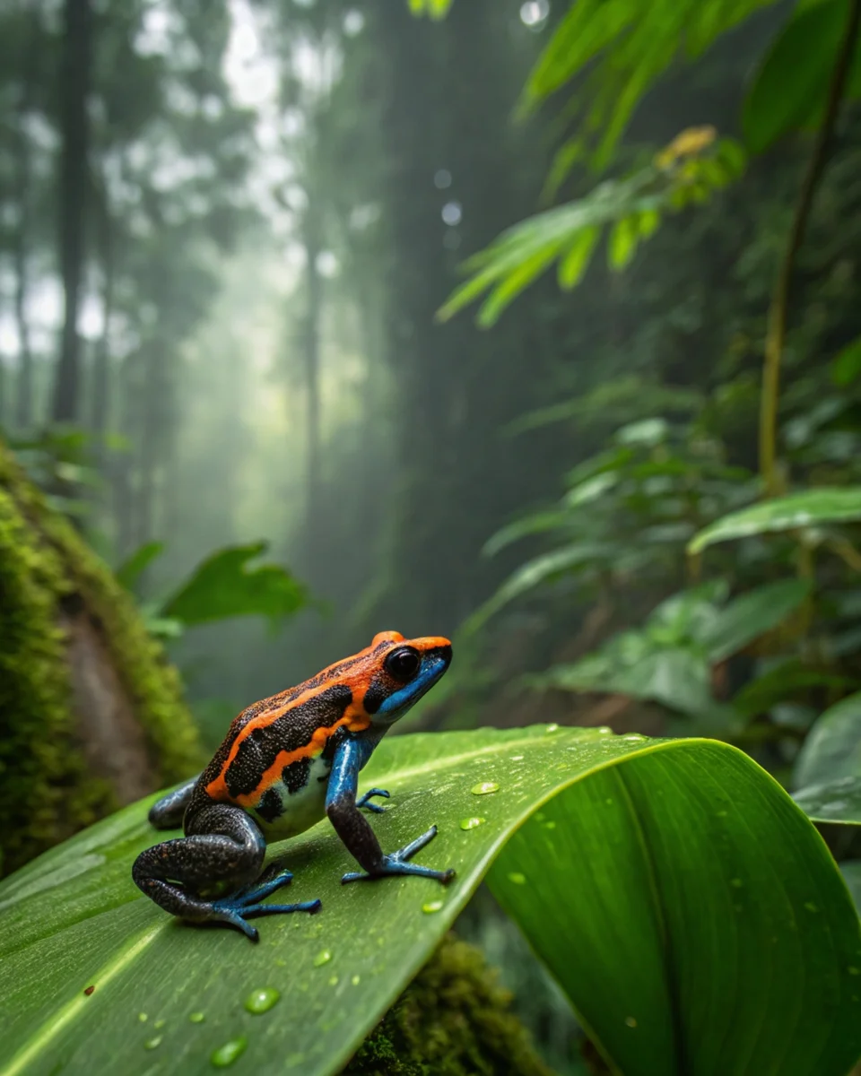 Poison Frog Neon Glow