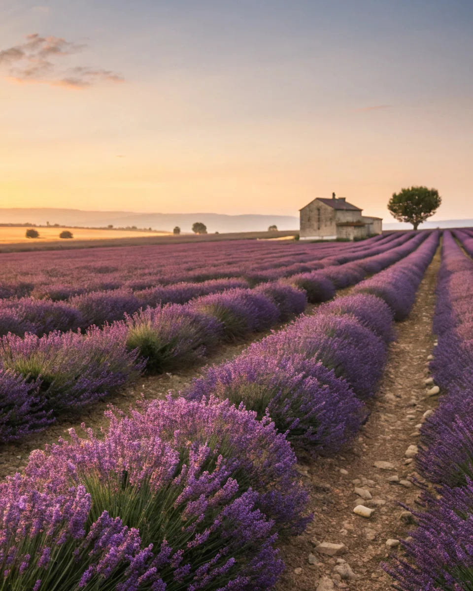 Lavender Field Serenity