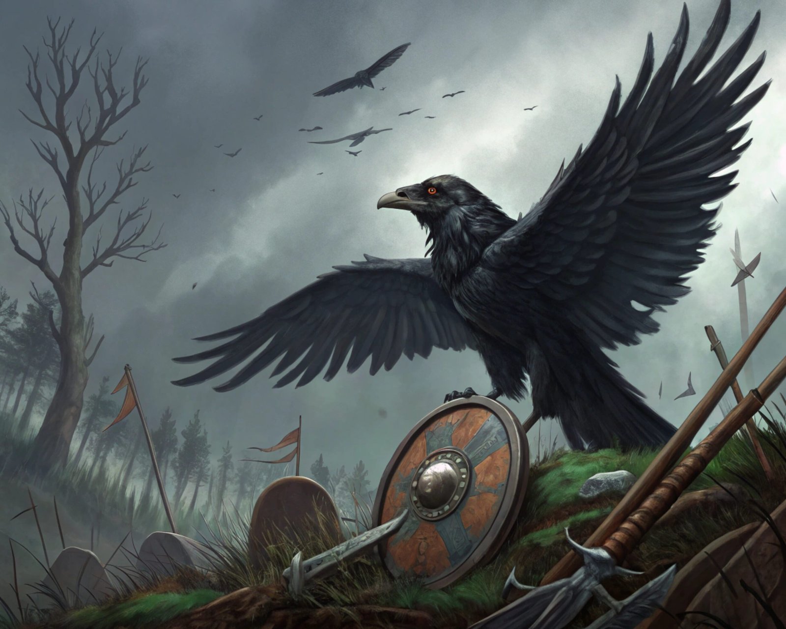 Morrigan as Raven on Battlefield