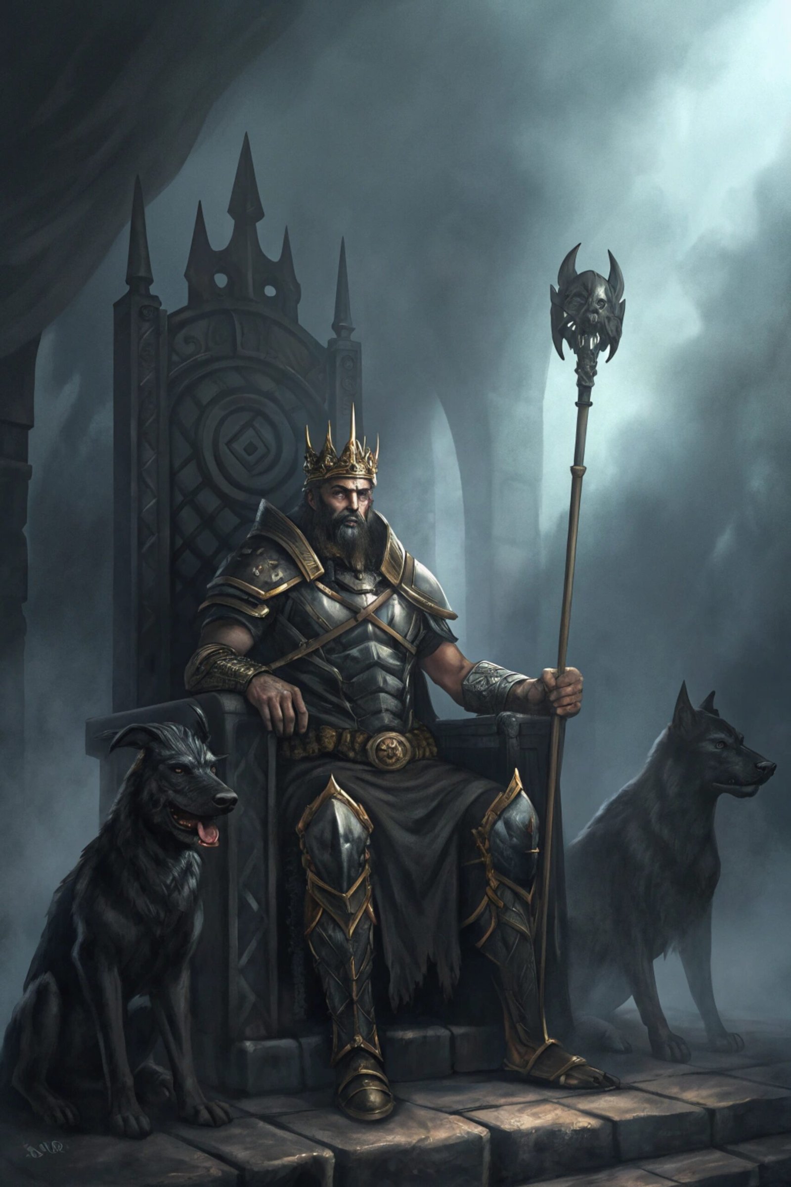 Hades Ruling Shadowy Underworld