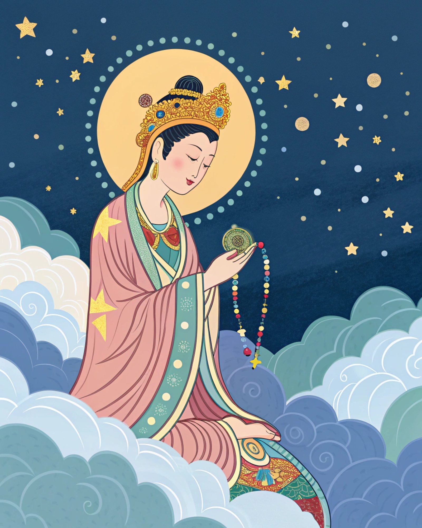Nuwa Repairing Sky with Colorful Stones