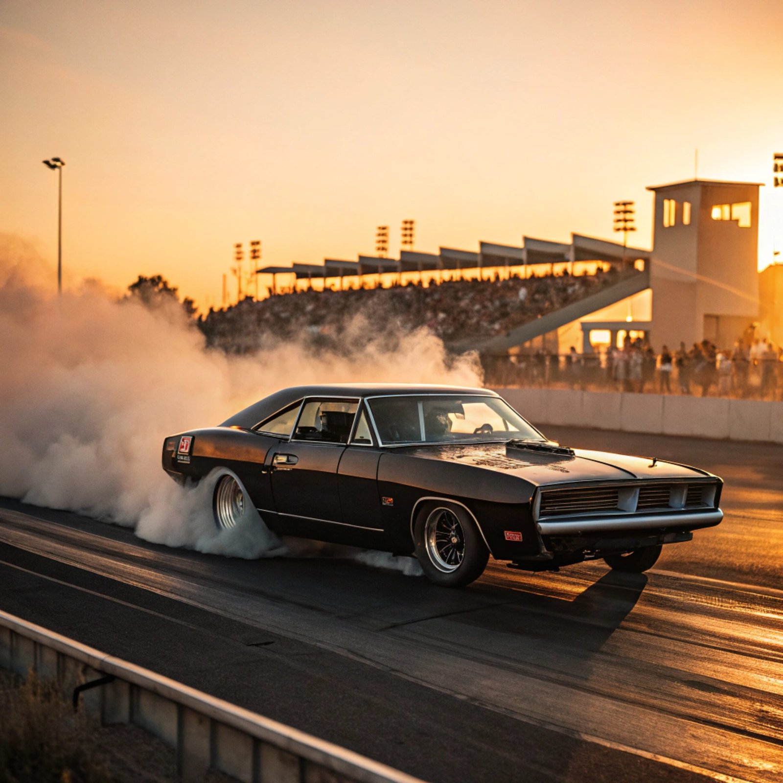 1969 Dodge Charger Burnout