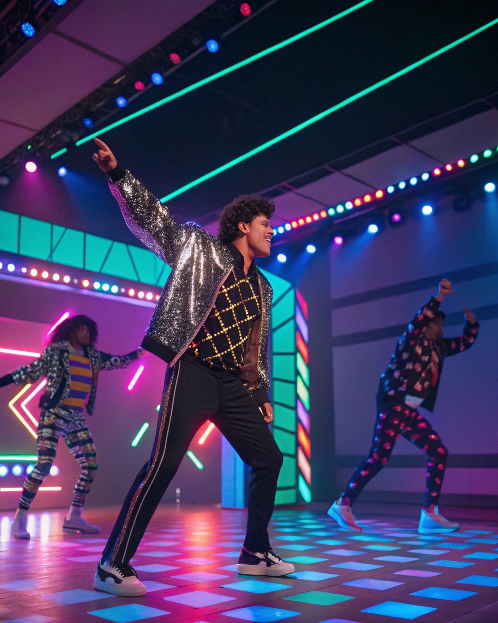 1980s Pop Star Music Video