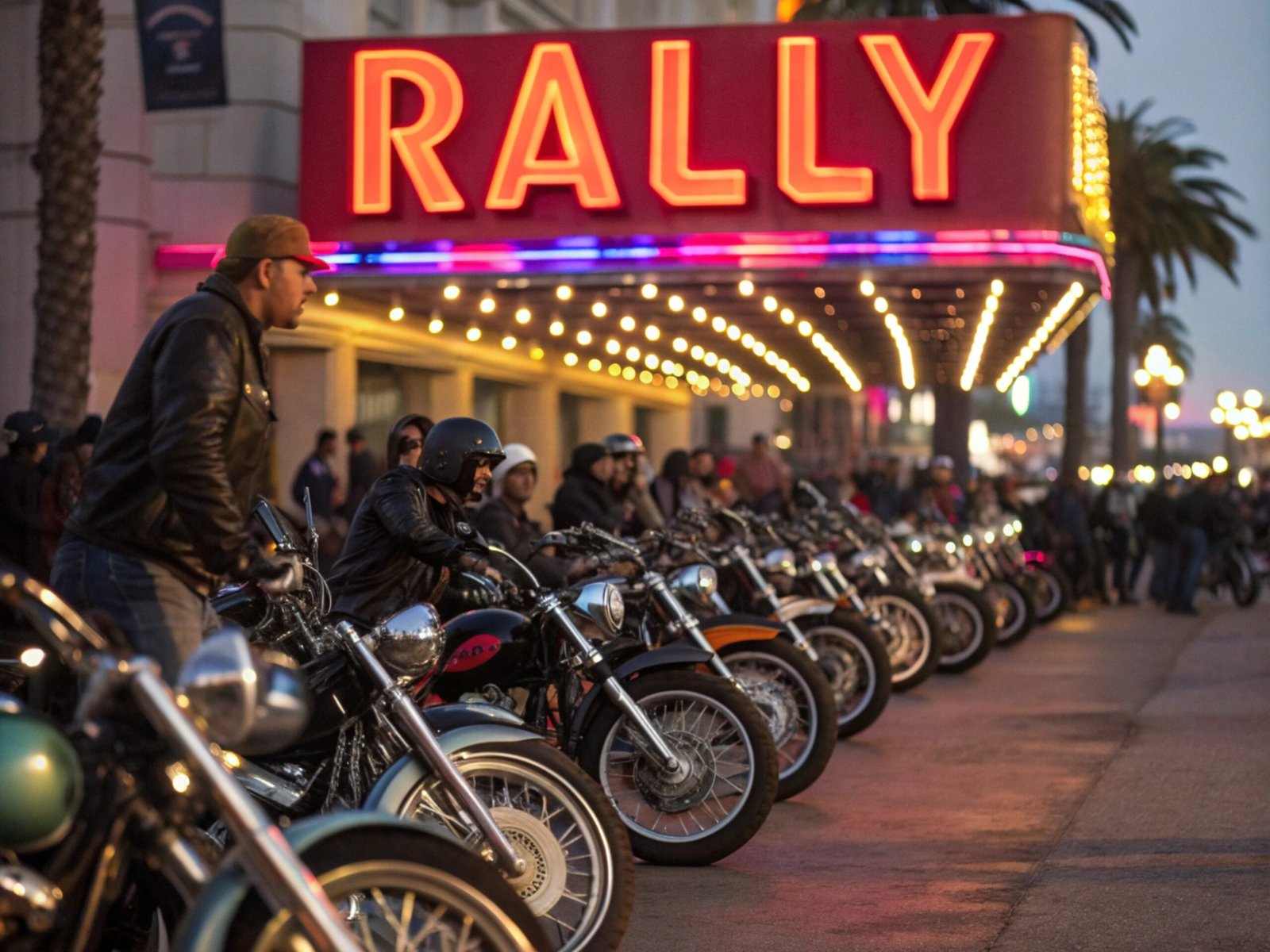 1960s Motorcycle Rally