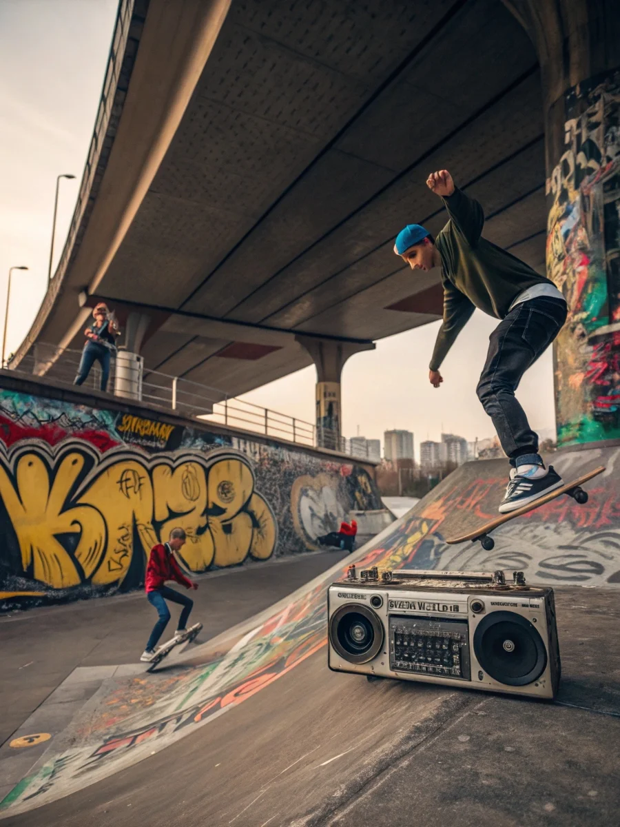 Vibrant Skate Park