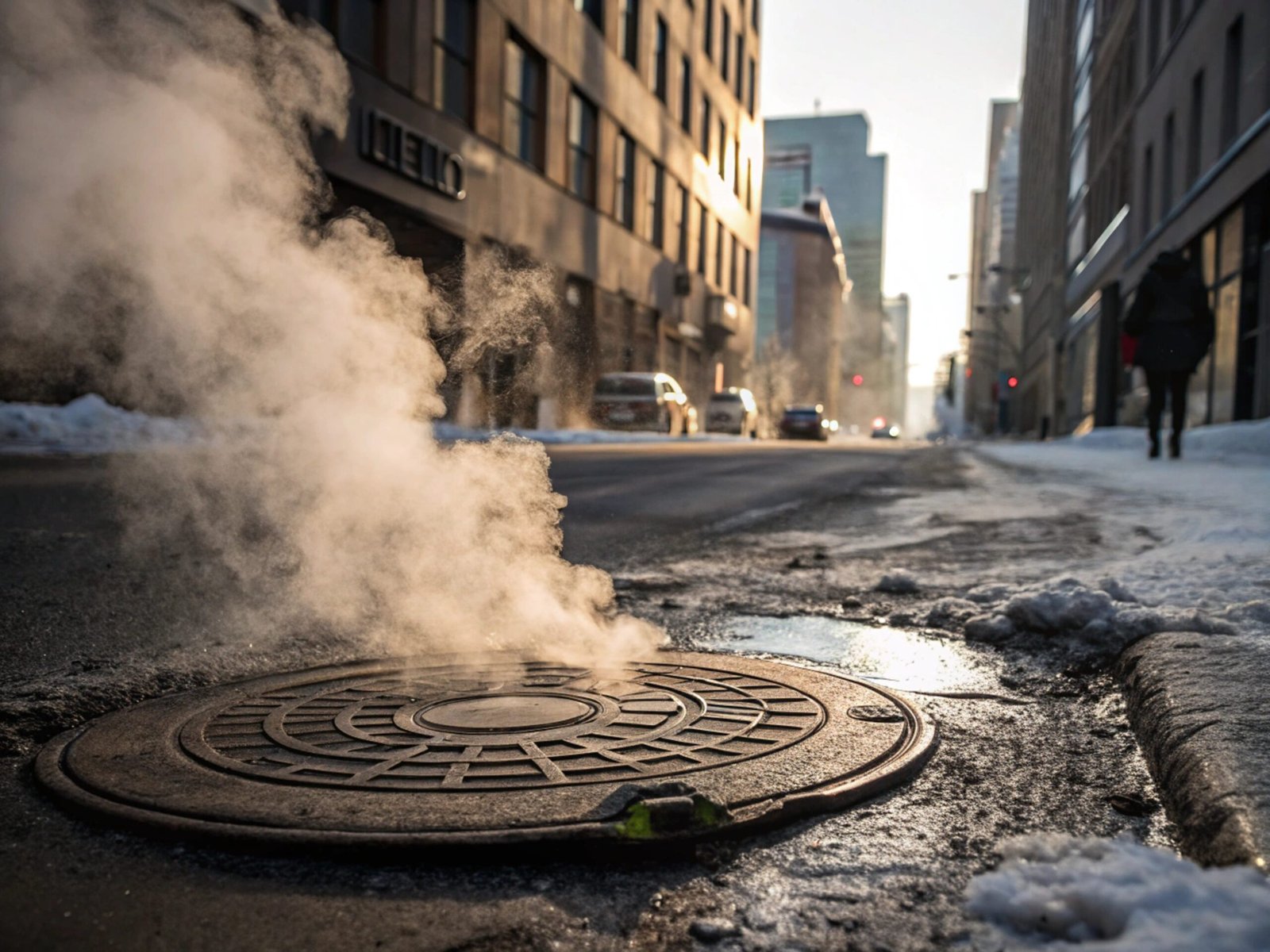 Steaming Manhole Drama