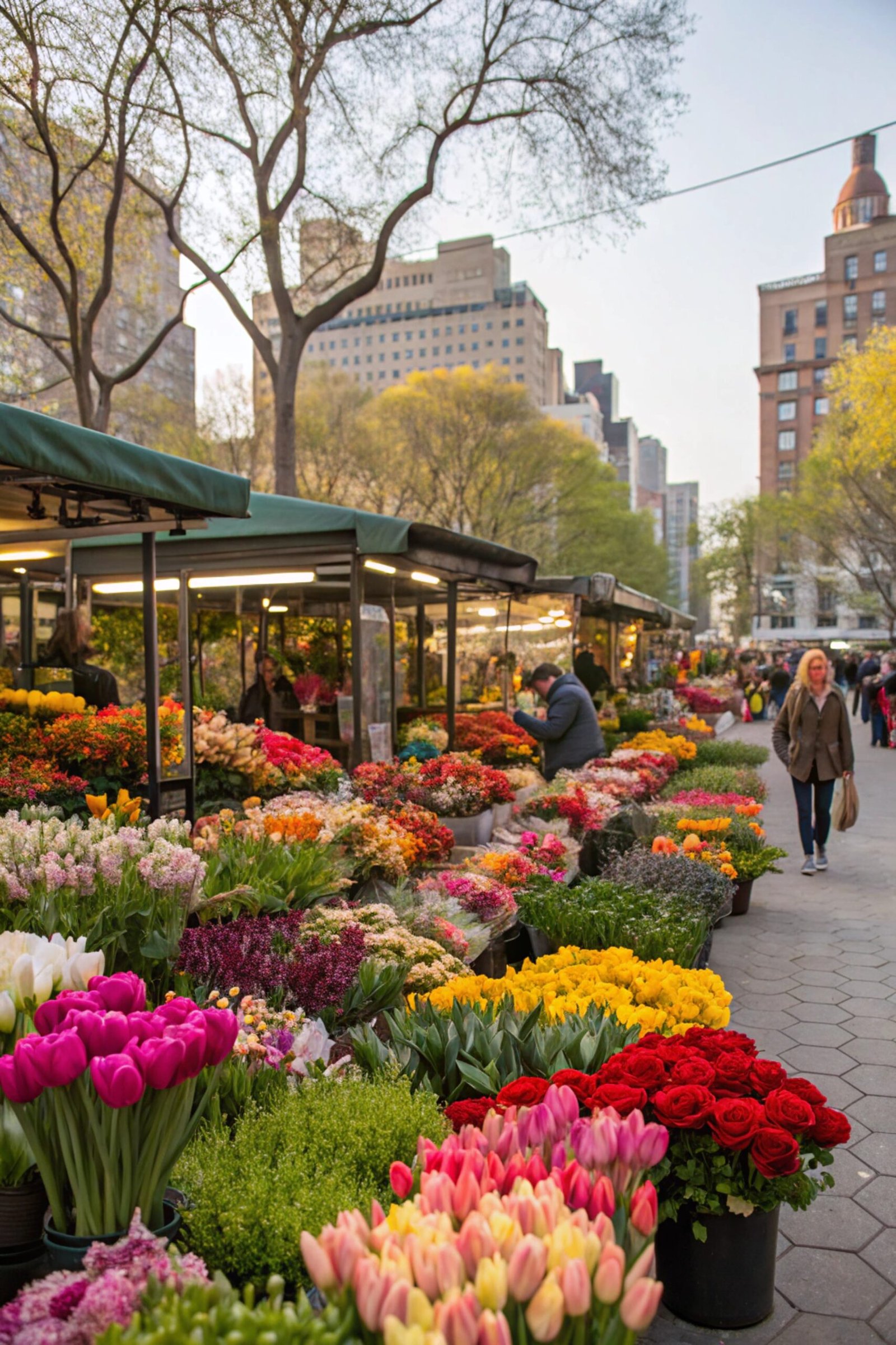 Vibrant Flower Market