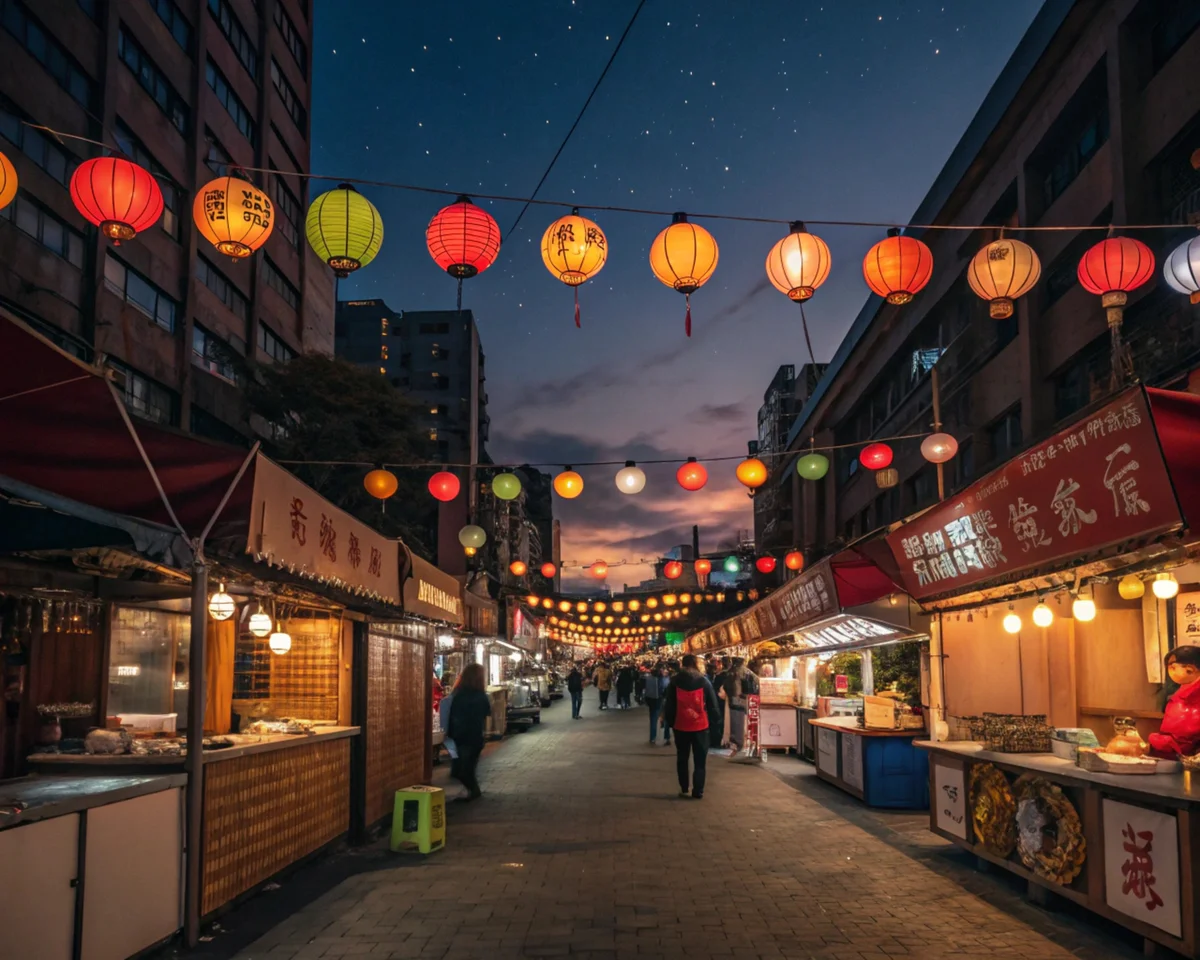 Bustling Night Market