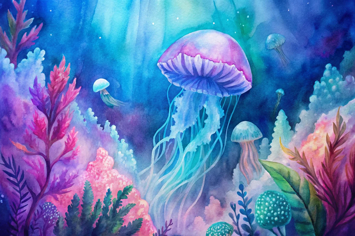 Translucent Jellyfish Glow