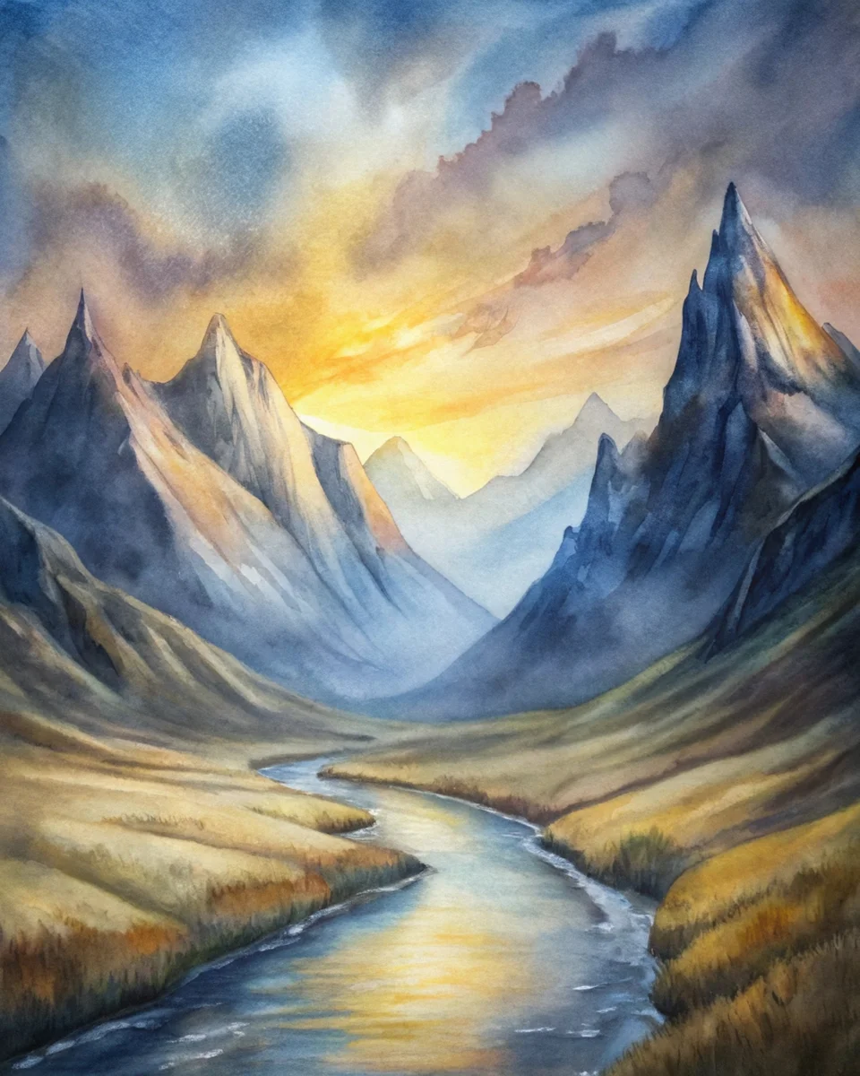 Tranquil Mountain Pass