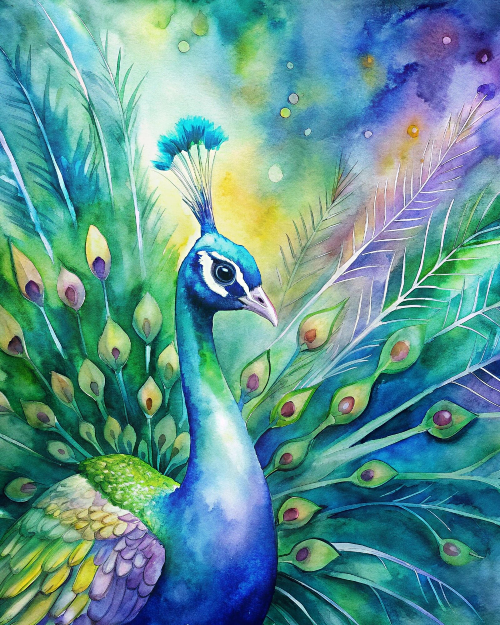 Vibrant Peacock
