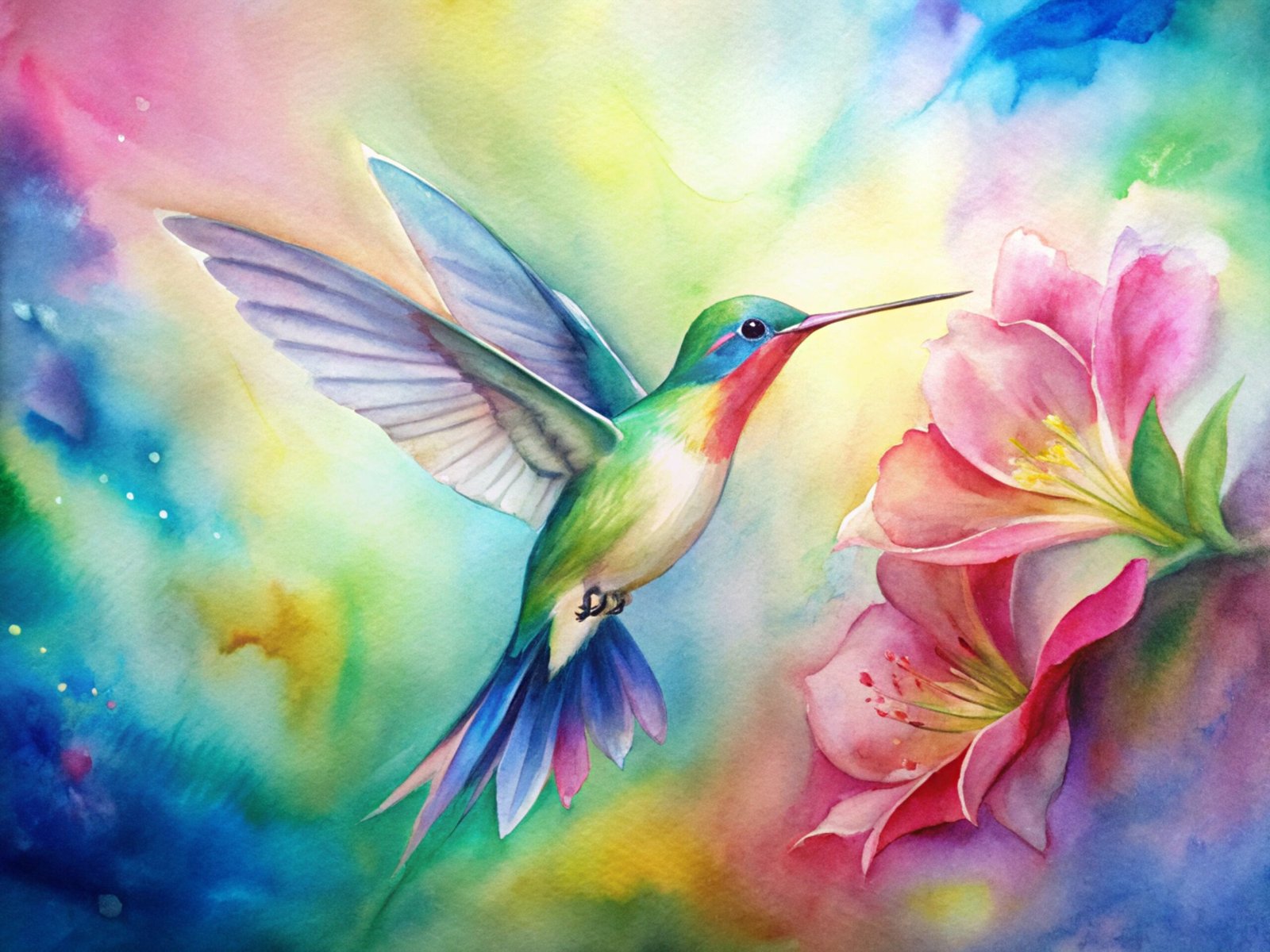 Hovering Hummingbird
