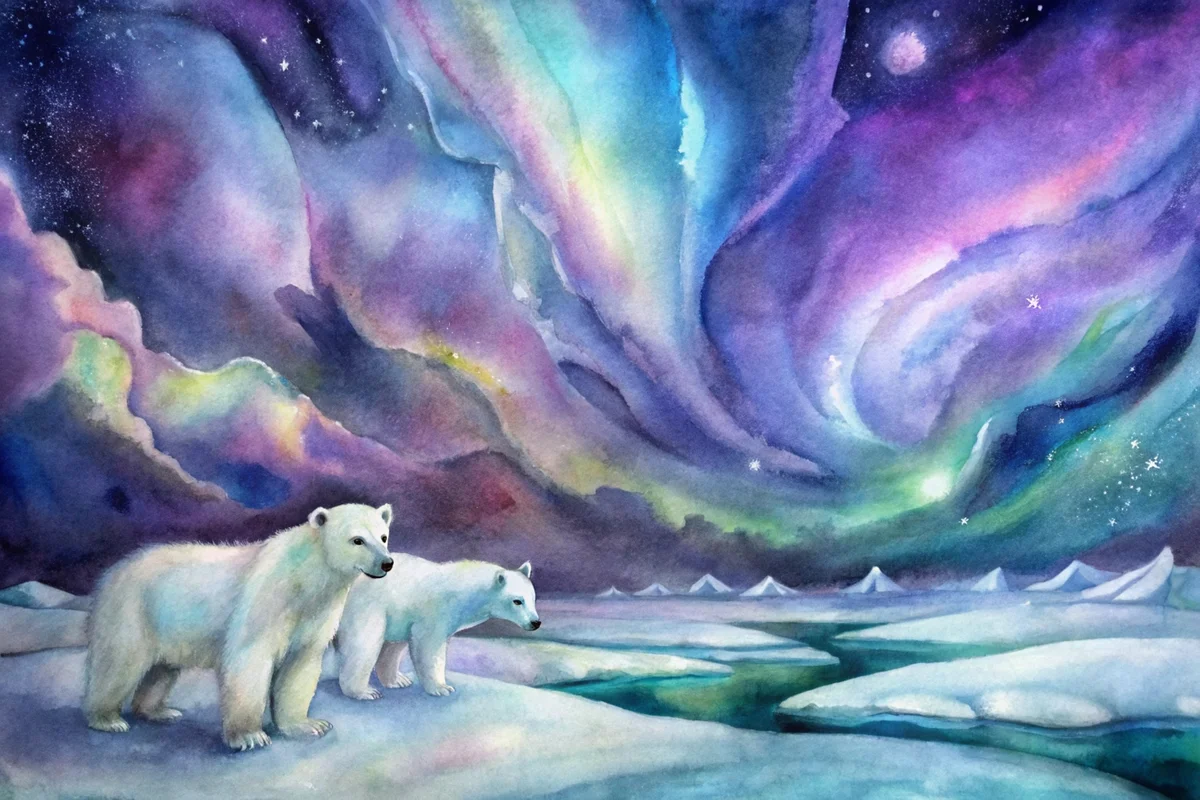 Arctic Aurora Dance