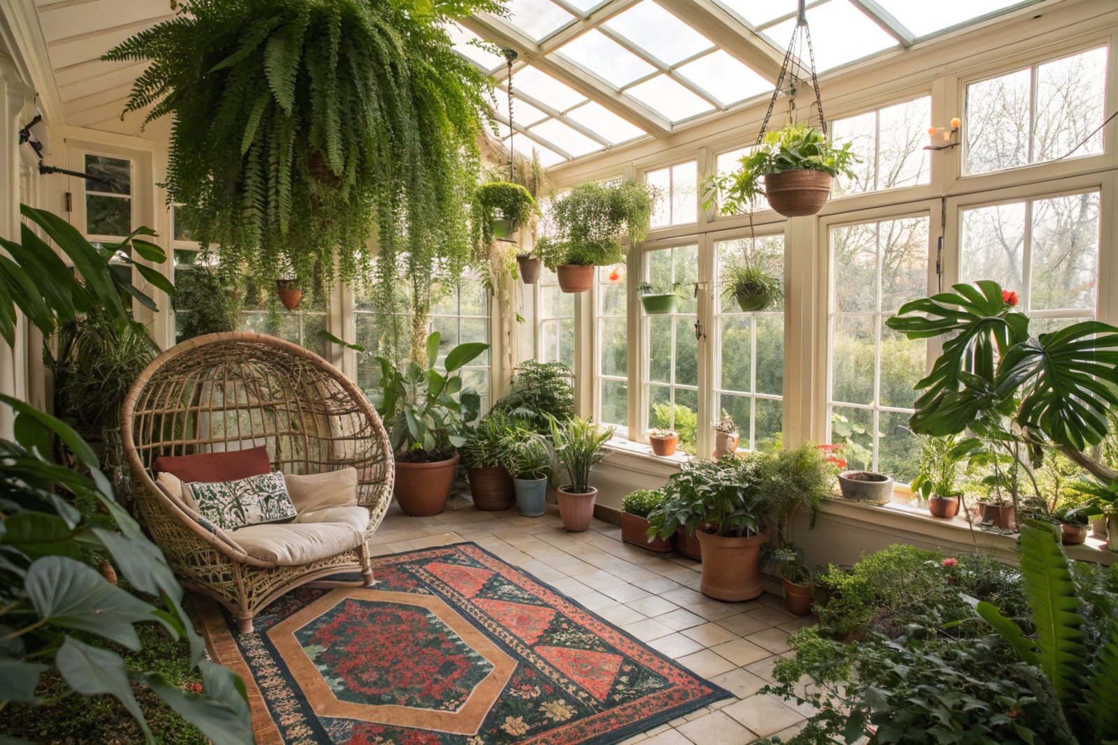 Bohemian Sunroom Oasis
