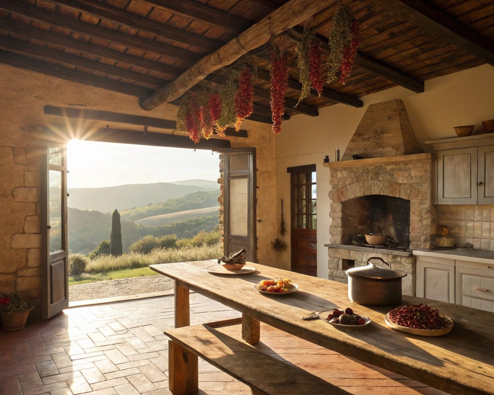 Tuscan Farmhouse Kitchen