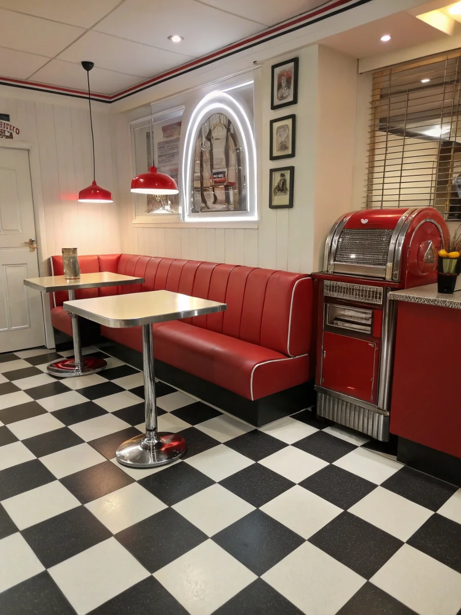 Retro Diner Kitchen