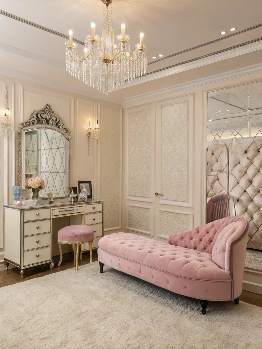 Hollywood Regency Bedroom