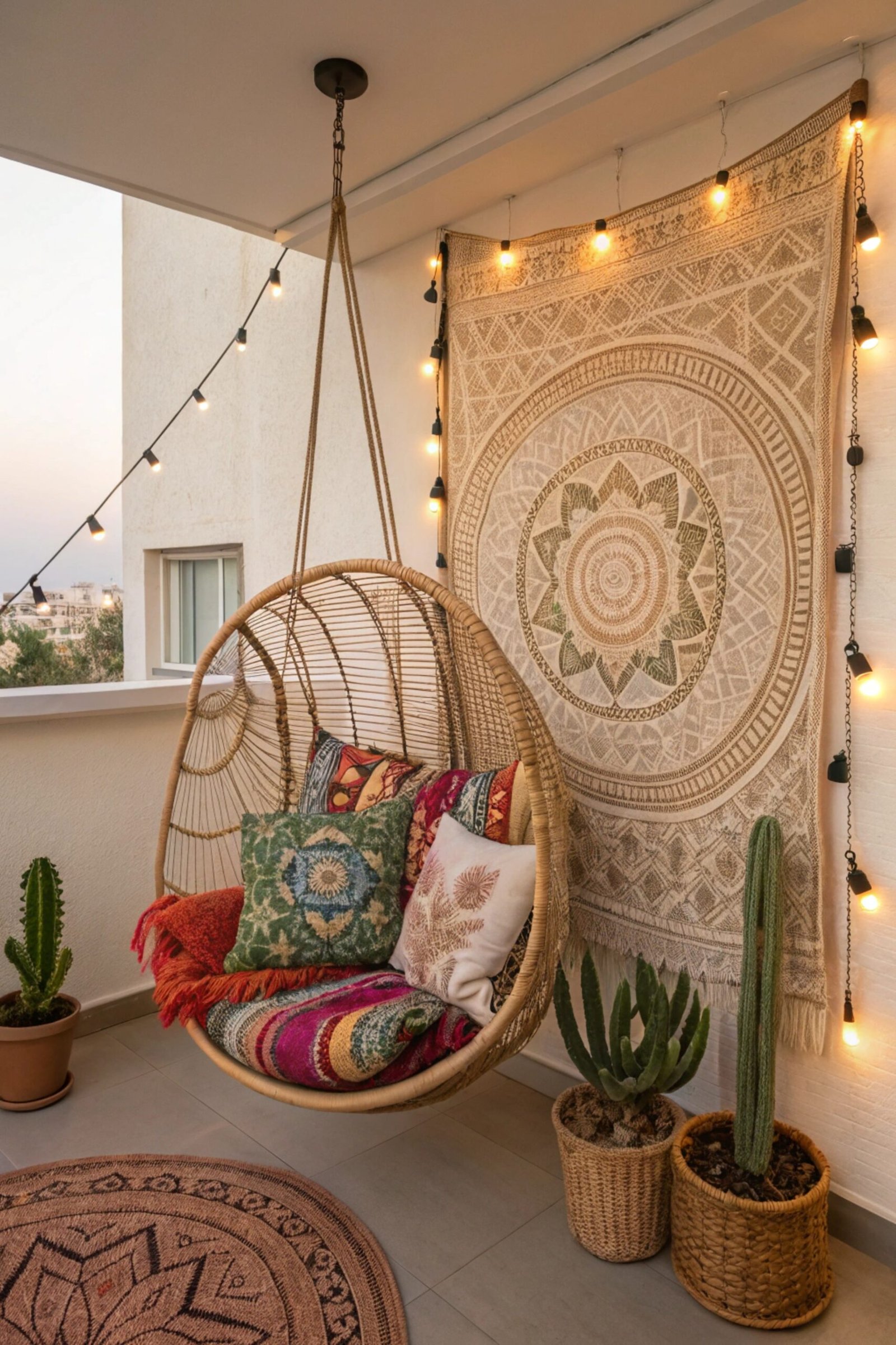 Boho-Chic Balcony