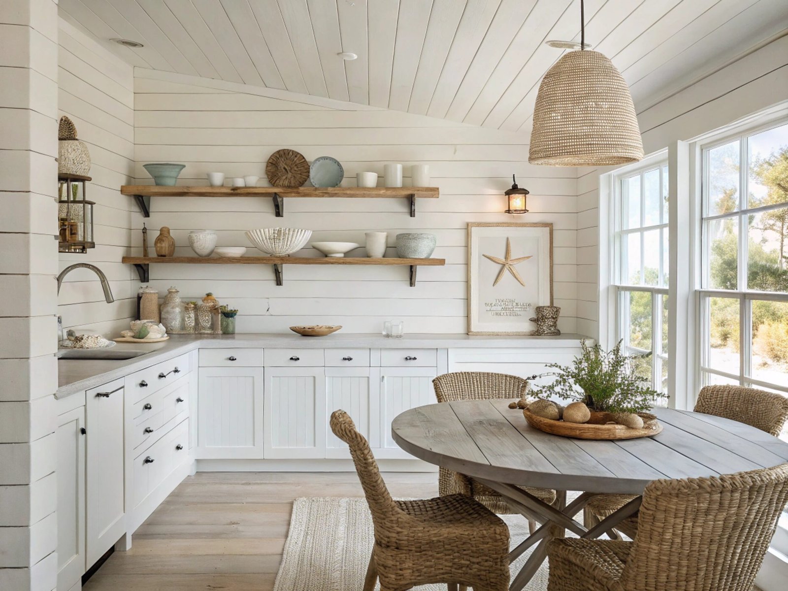 Coastal Driftwood Kitchen