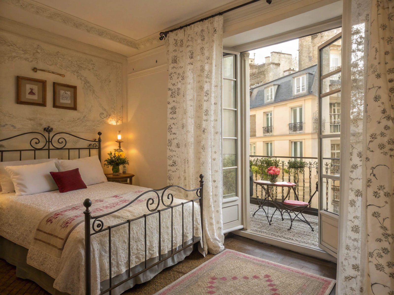 Romantic Parisian Bedroom