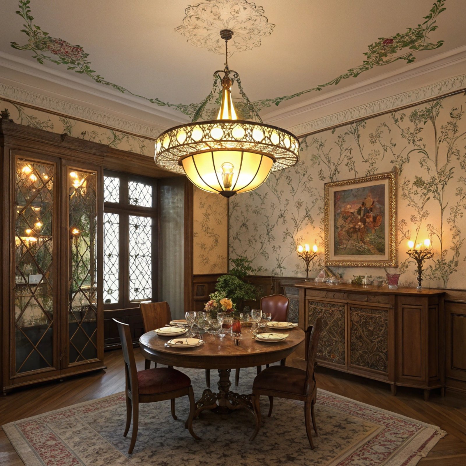 Art Nouveau Dining Room