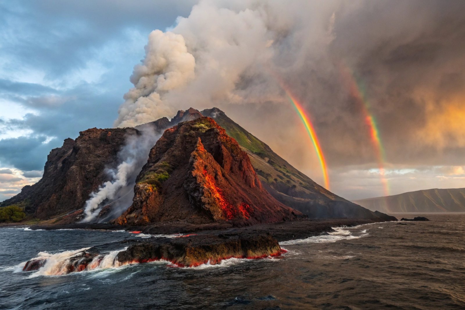 Rainbow Lava Island