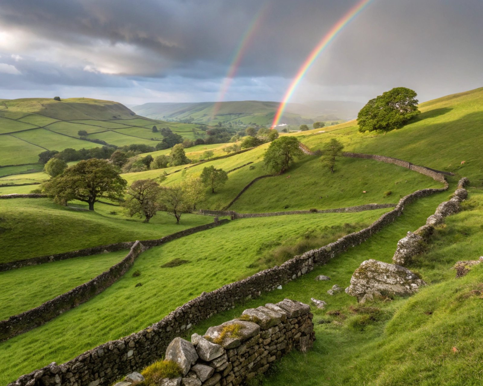 Frozen Tundra with Aurora Borealis