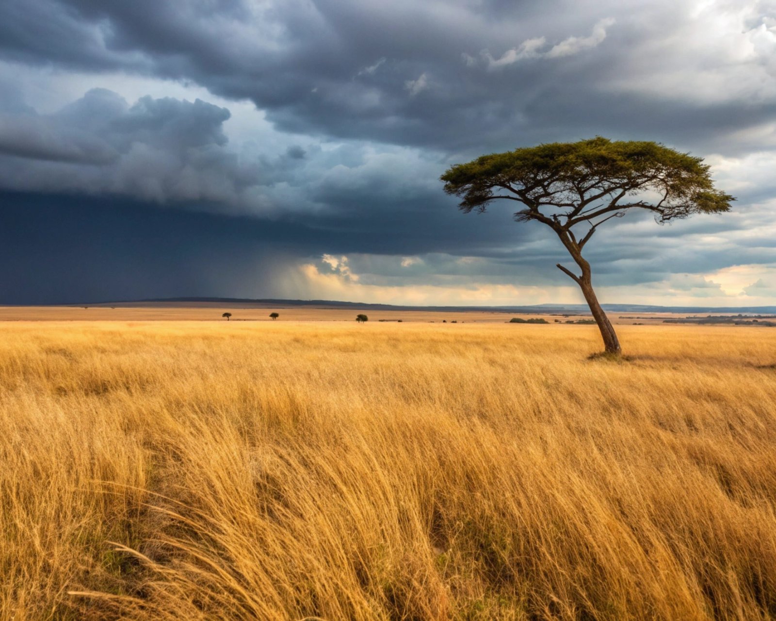 Savanna with Thunderstorm