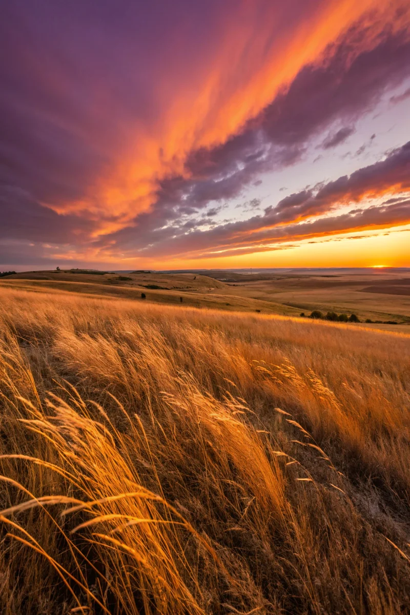 Prairie Sunset Glow
