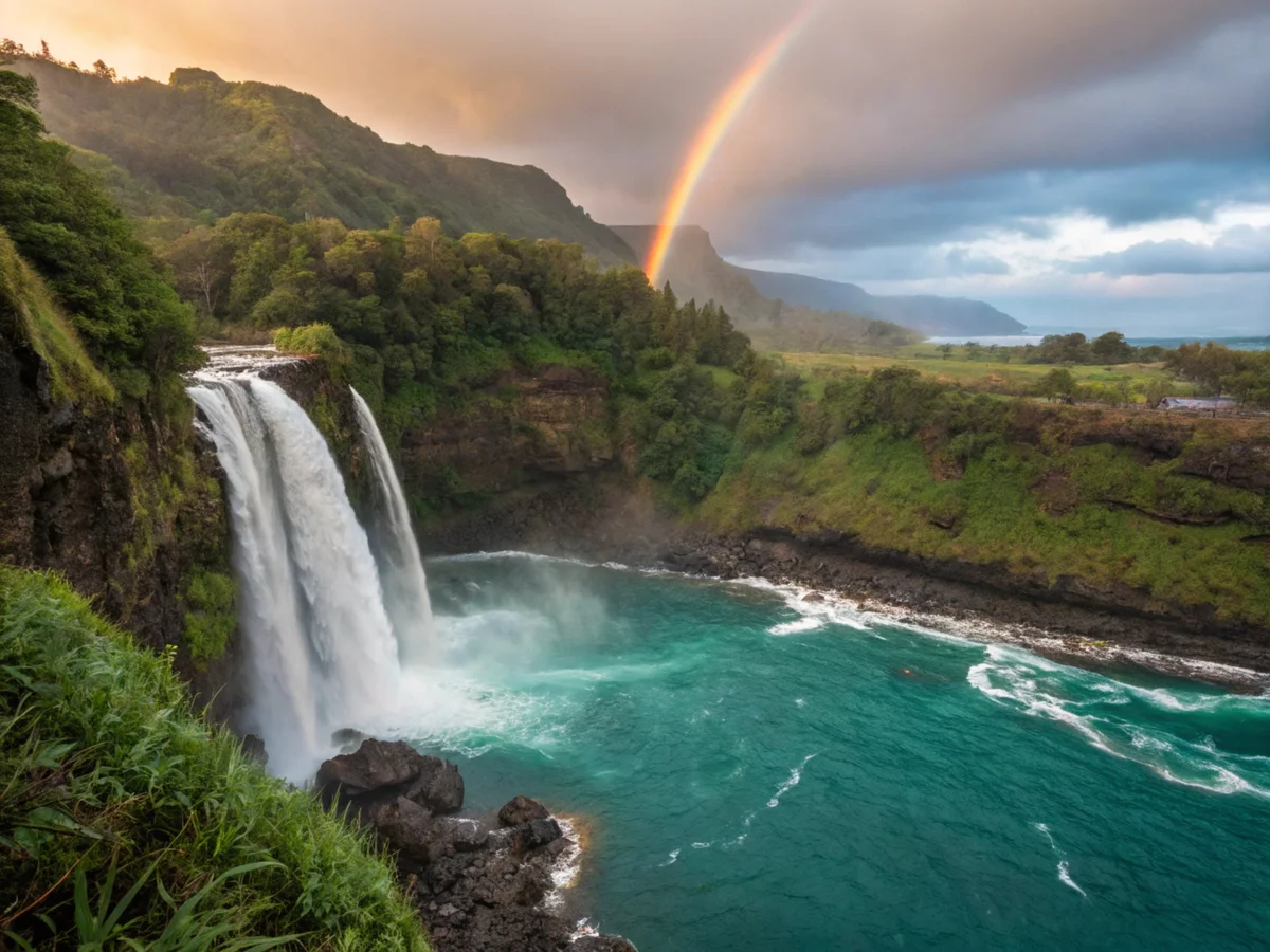 Rainforest Canyon Waterfall