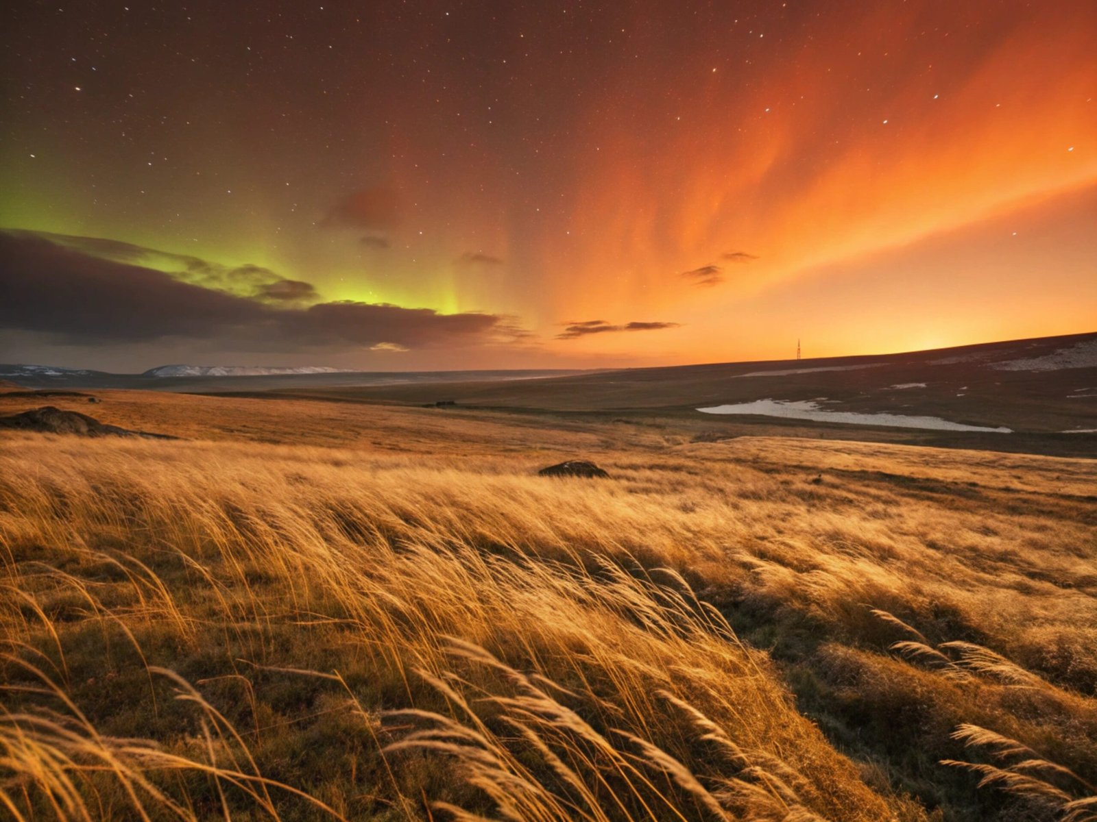 Tundra Northern Lights