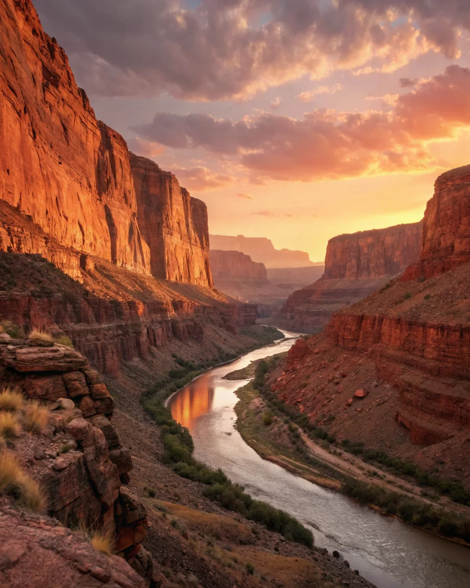 Desert Canyon Sunrise
