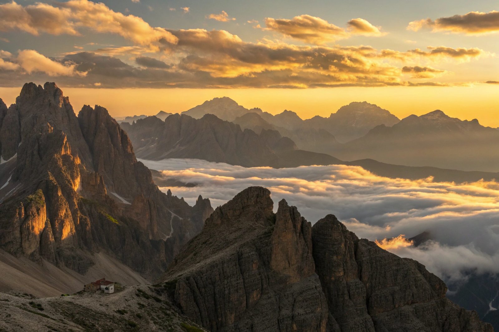 Mountain Ridge Clouds