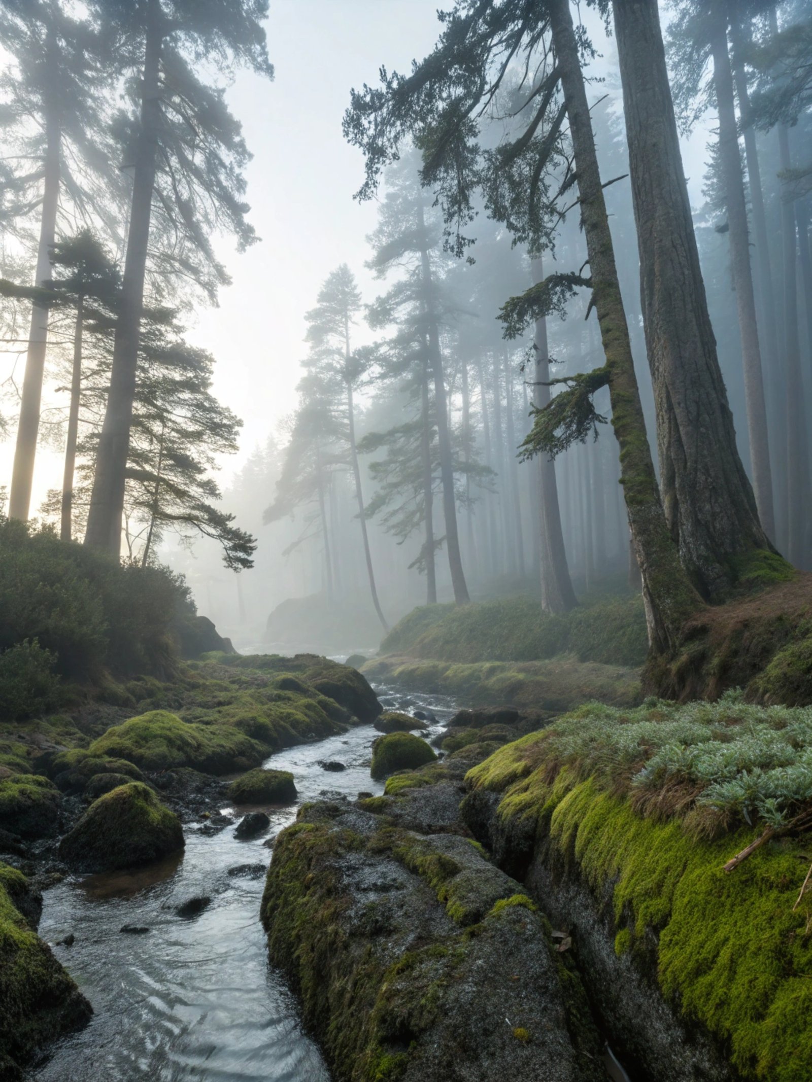 Coastal Redwood Forest at Dawn