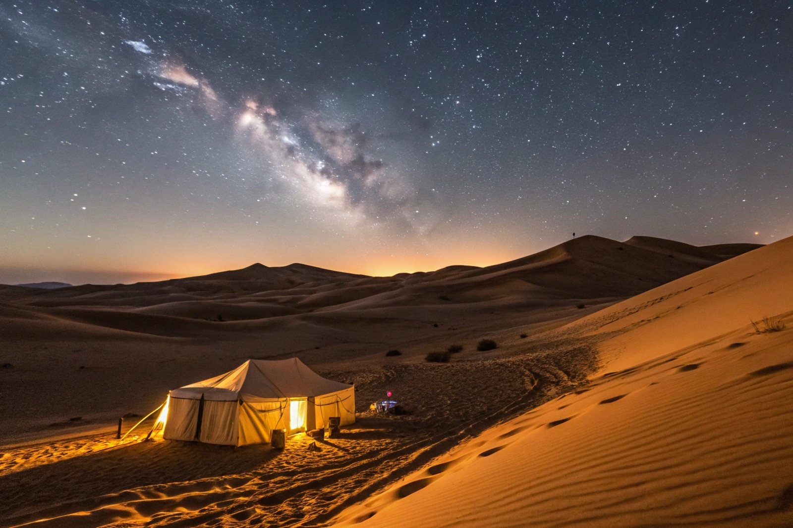 Desert with Bedouin Tent