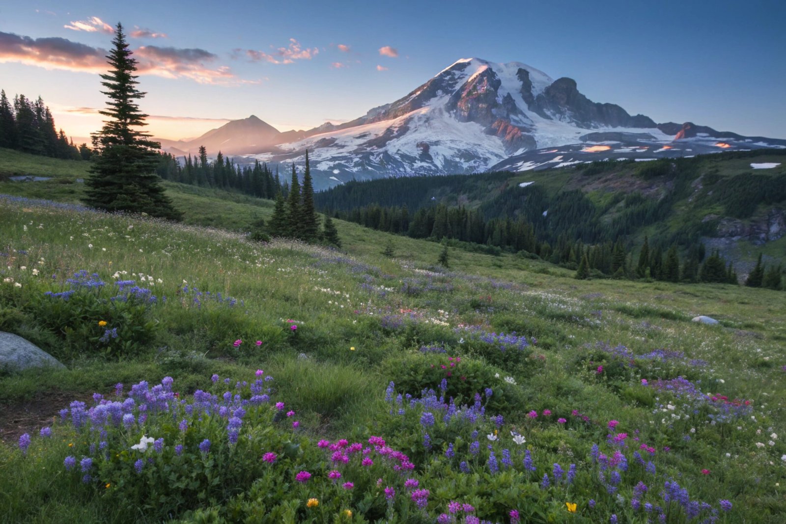 Alpine Meadow Dawn