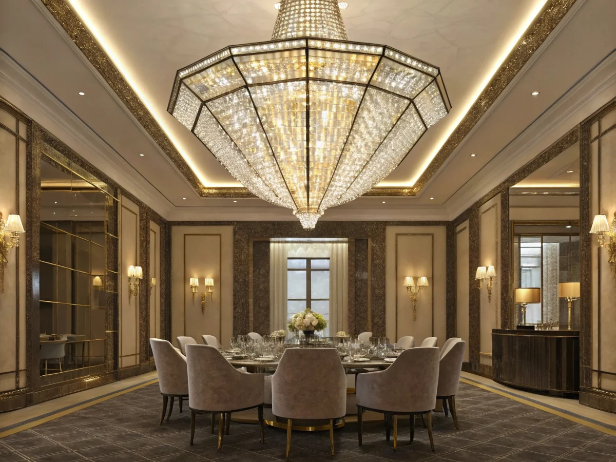 Diamond Chandelier Dining